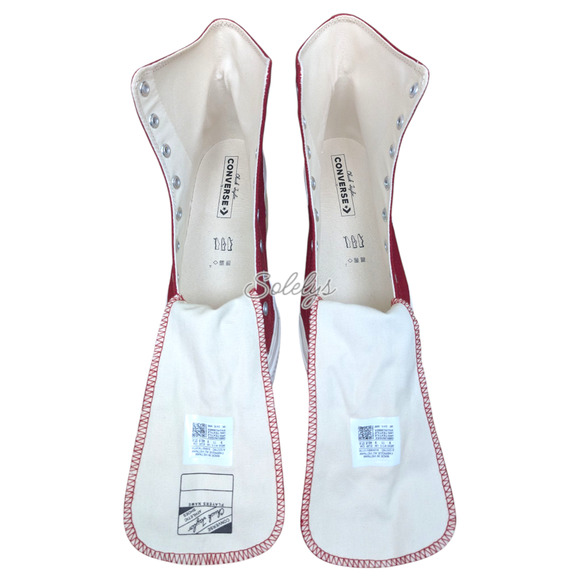 Converse Chuck 70 De Luxe Heel Platform Park Red Sneaker Boot Womens 11 NEW - Picture 8 of 11